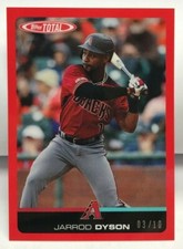 Jarrod Dyson 2019 Topps Total #263A - RED Parallel #'d 3/10 ARIZONA DIAMONDBACKS