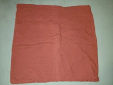 West Elm "100% Linen Terra Cotta" Euro Pillow Sham 