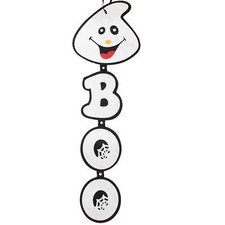 Halloween Hanging Boo Door Sign Felt Material - Ghost