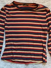 Shein Women Top Brand Rainbow Striped  Shirt