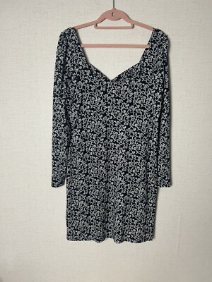 knee length dresses for ladies Mia V-neck Jersey Midi Dress-Black
