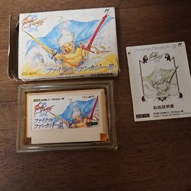 Final Fantasy 3 Japanese NES software Operation confirmed Box and manual set