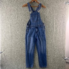Forever 21 Kids Overalls Bib 7/8 Blue Denim Farm Utility Wear