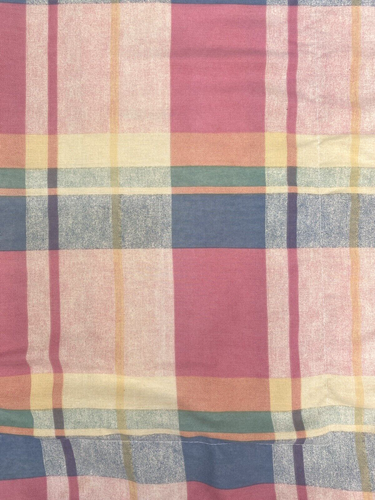 Vintage MARTHA STEWART Full Plaid Sheets 2 Flat Sheets & 2 Standard Pillow Shams - Picture 6 of 6