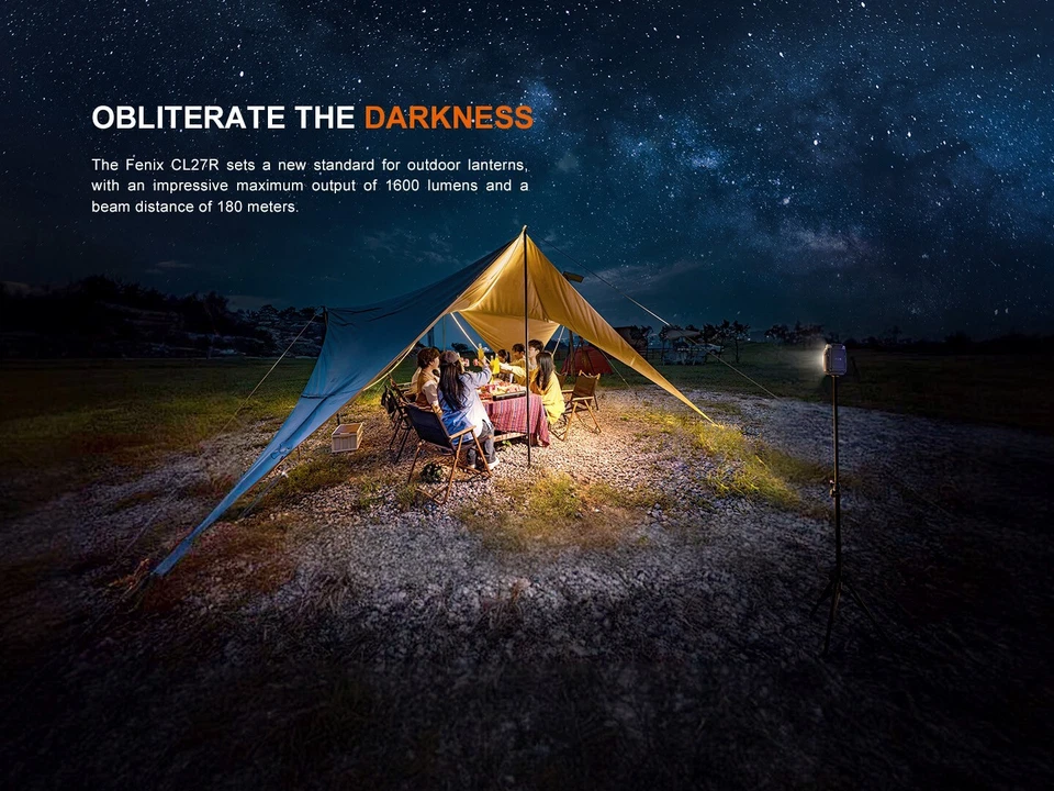 Fenix CL27R Green USB-C Charging 1600 Lumens LED Camping Light Lantern - Image 2 of 4