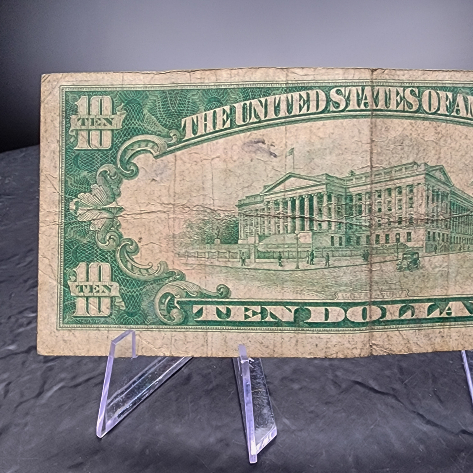 10 1929 McVeytown Pennsylvania PA National Currency Bank Note Bill