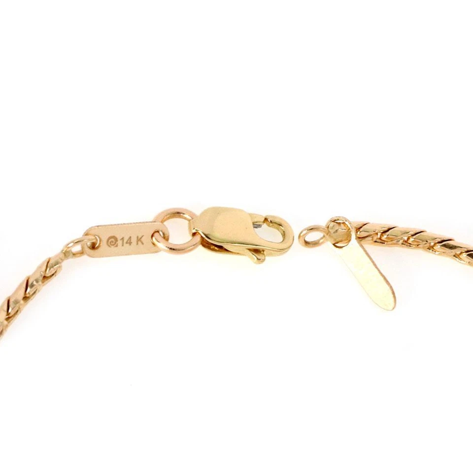 14k Yellow Gold Multi-Charms Chain Bracelet LIQUIDATION! - Image 3 of 4