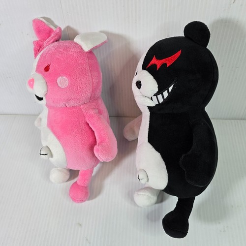 (2) Super Danganronpa Usami Monomi/Monokuma mascotte peluche bambola giocattolo 5" - Foto 5 di 8