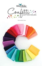 RBD ~ Confetti Cotton Solids ~ Priced By The 1/2 yard