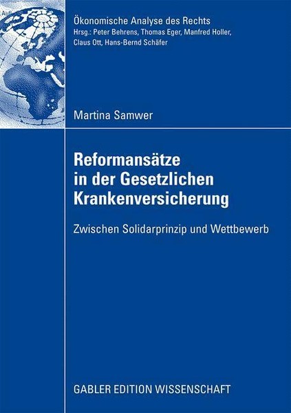 ReformansäTze In Der Gesetzlichen Krankenversicherung | Buch | 9783834911926-image