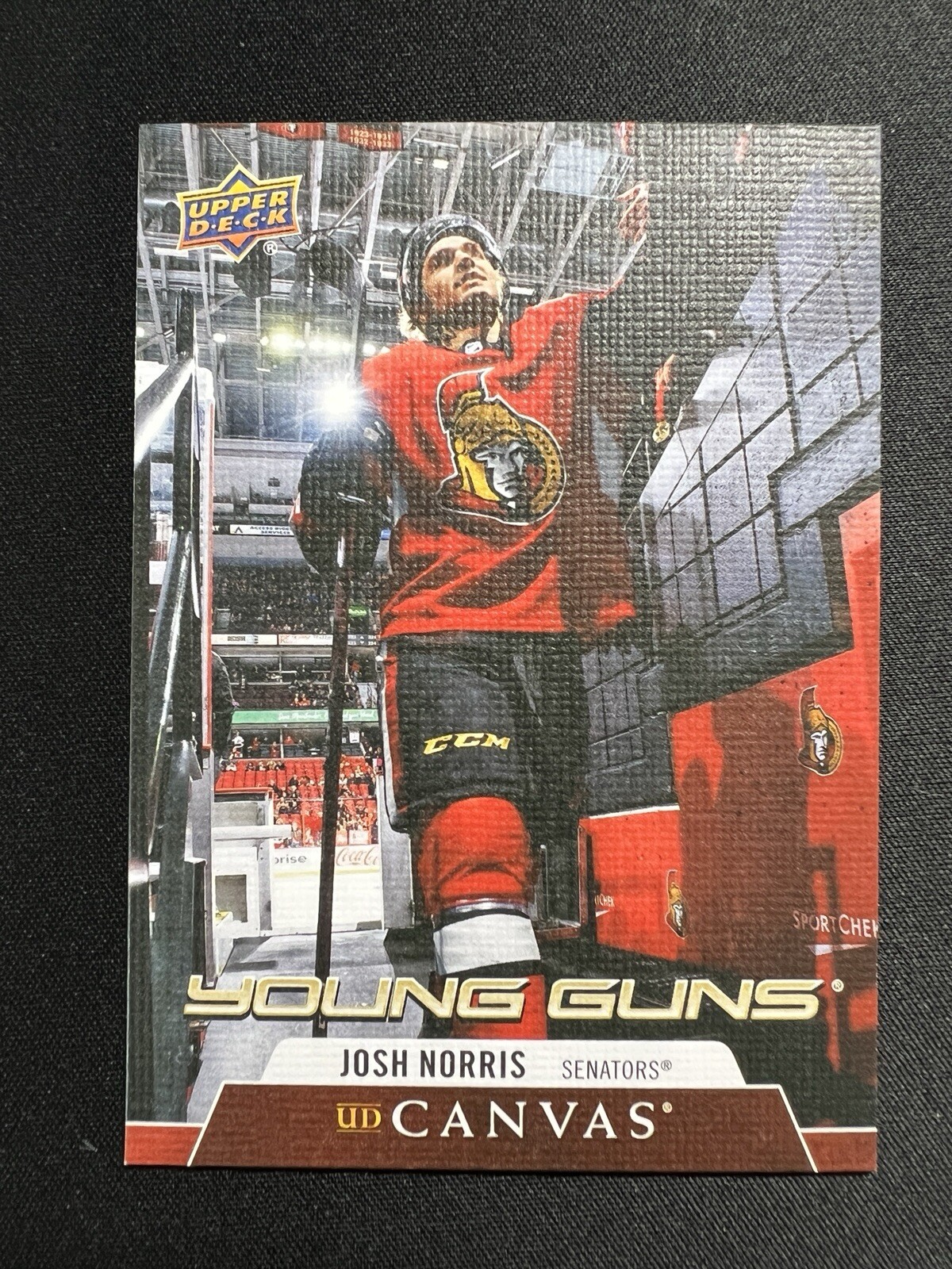 Josh Norris Young Guns UD Canvas RC 2020-21 Upper Deck C111 Senators