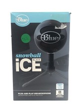 Blue Snowball iCE USB Mic for Recording  Streaming on PC  Mac - Black