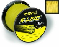 (0,07 Eur/M) Black Cat S-Line 3000M 40Kg 38Mm Gelb By TACKLE-DEALS !!!