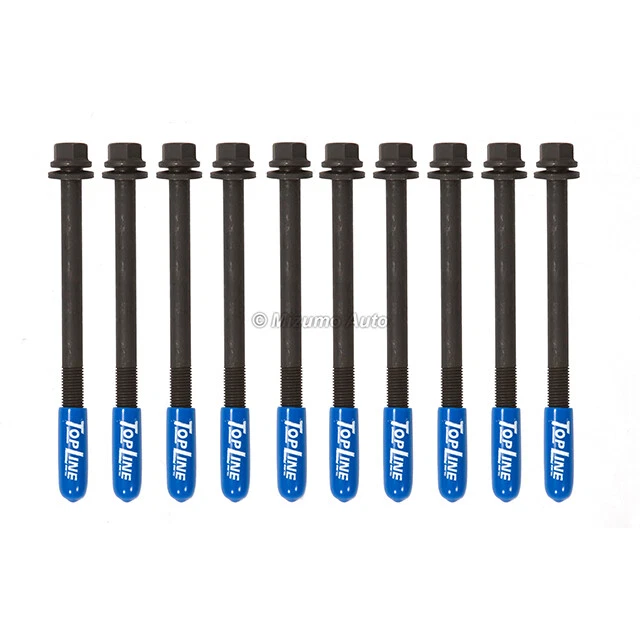 Pernos de cabeza aptos 01-05 Honda Civic DX LX EX HX VTEC 1.7L D17A1 D17A2 D17A6 Foto 2 de 4