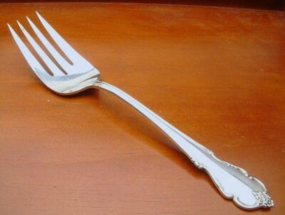 Breton Rose by Rogers/ International Sterling Silver Serving Fork