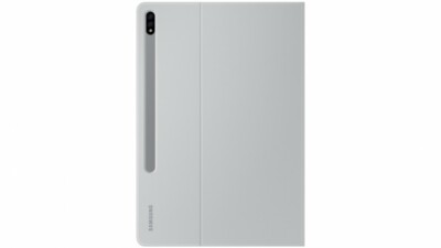 Galaxy　S7+　BOOKCOVERグレー Galaxy Tab S8+ / S7 FE / S7+ Book Cover, Light Gray Mobile