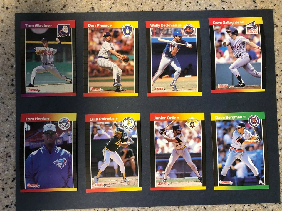 1989 DONRUSS BASEBALL CARDS YOU CHOOSE 367-629 MLB CARD FREE SHIPPING VINTAGE - Image 2 of 4