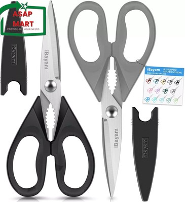 Kitchen Shears, Kitchen Gadgets Utensil Set, Ibayam All Purpose Kitchen Shears w