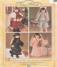 Betsy McCall 18" Holiday DOLL Clothes UNCUT Sewing Pattern McCall's 7934  1995