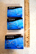 Sony DVC Mini DV 60 4 Premium Blank Tapes Digital Video Cassettes DVM60PRR New