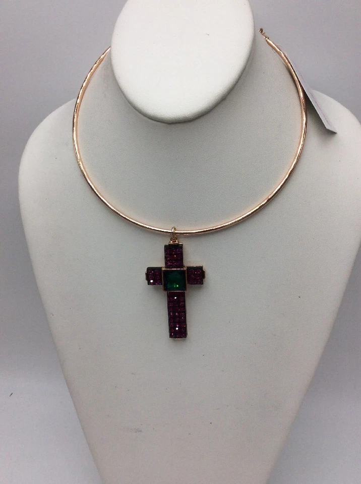 COLLAR CUELLO CRUZADO BETSEY JOHNSON DUQUESA DE BETSEYVILLE $48 M152 Foto 4 de 4