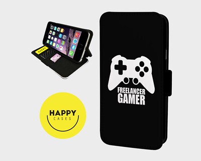 FREELANCE GAMER WINNER - Kunstleder Flip Handyhülle - iPhone/Samsung