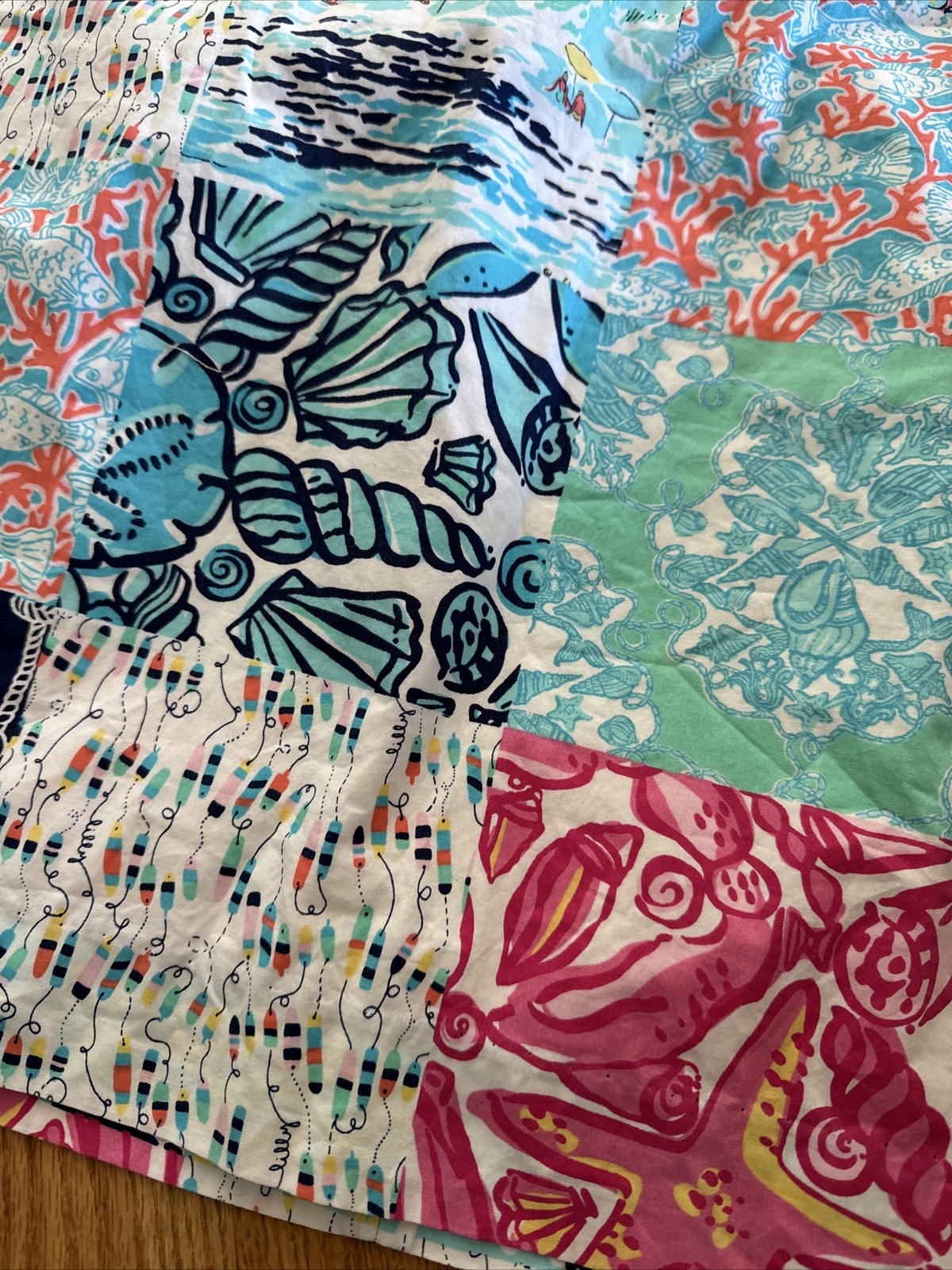 LILLY PULITZER PATCHWORK NAUTICAL PRINT SKORT 100… - image 2