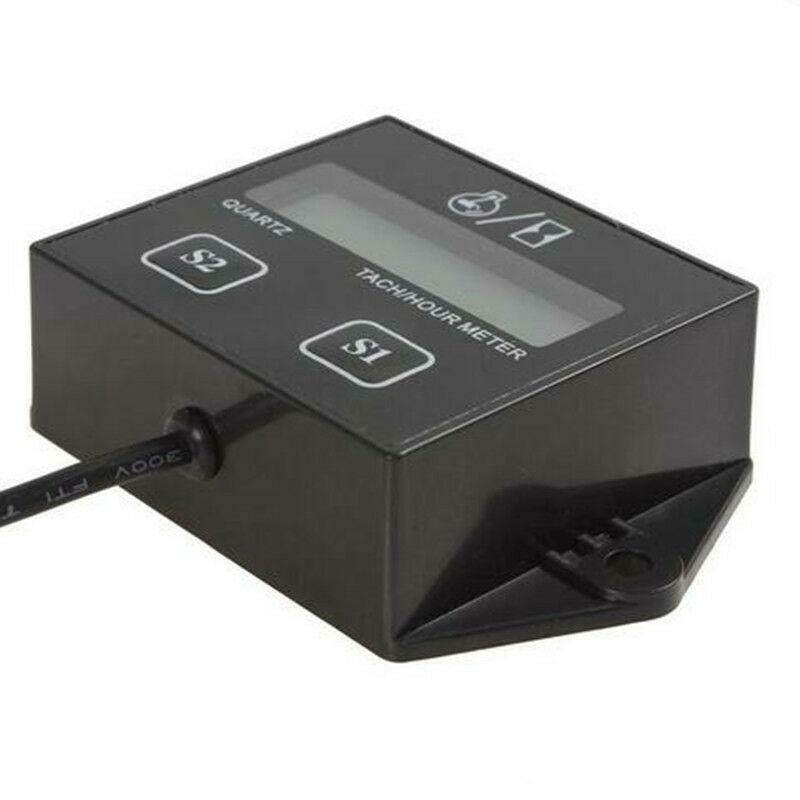 Jayron Tach Digital LCD Hour Meter Inductive Powerful Measurement - Foto 4