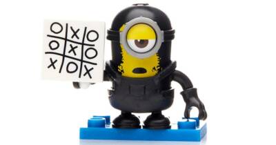 Mega Construx Despicable Me, Minion OxO Series 9 Neu und versiegelt im Beutel.