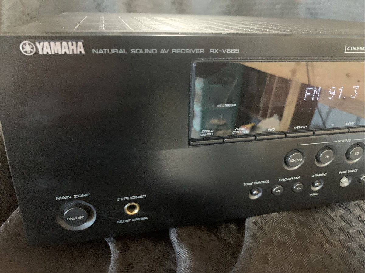 Yamaha RX-V665 Natural Sound 7.2 Channel AV HDMI Home Theater