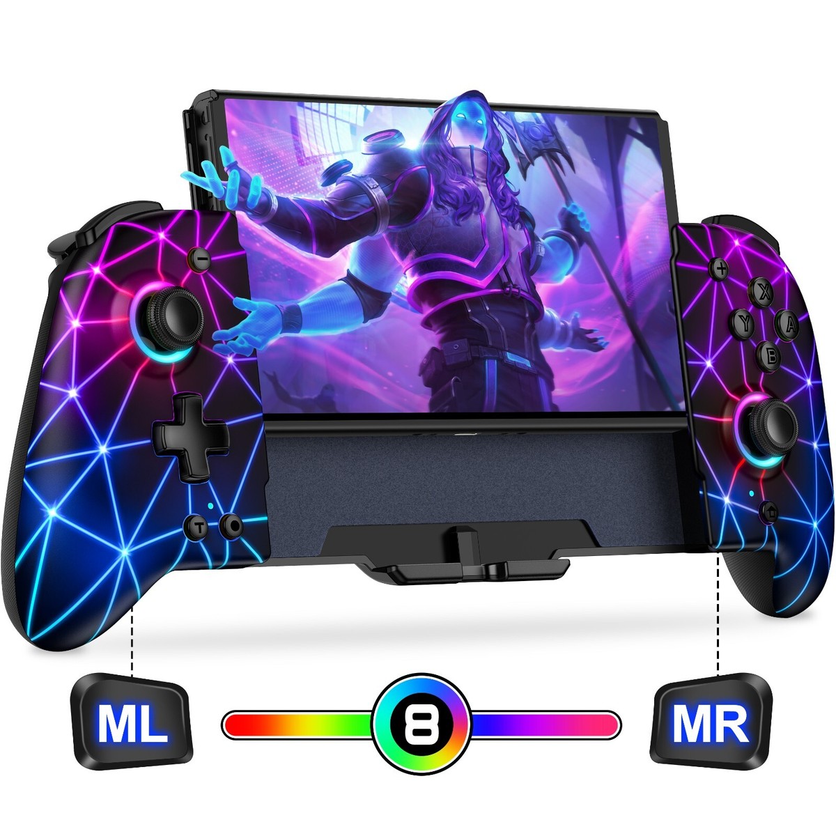 15点セット　Nintendo Switch　コントローラー　4K Gamer+ Amazon.com: KICKDOT Switch Controller with Hall Joystick for