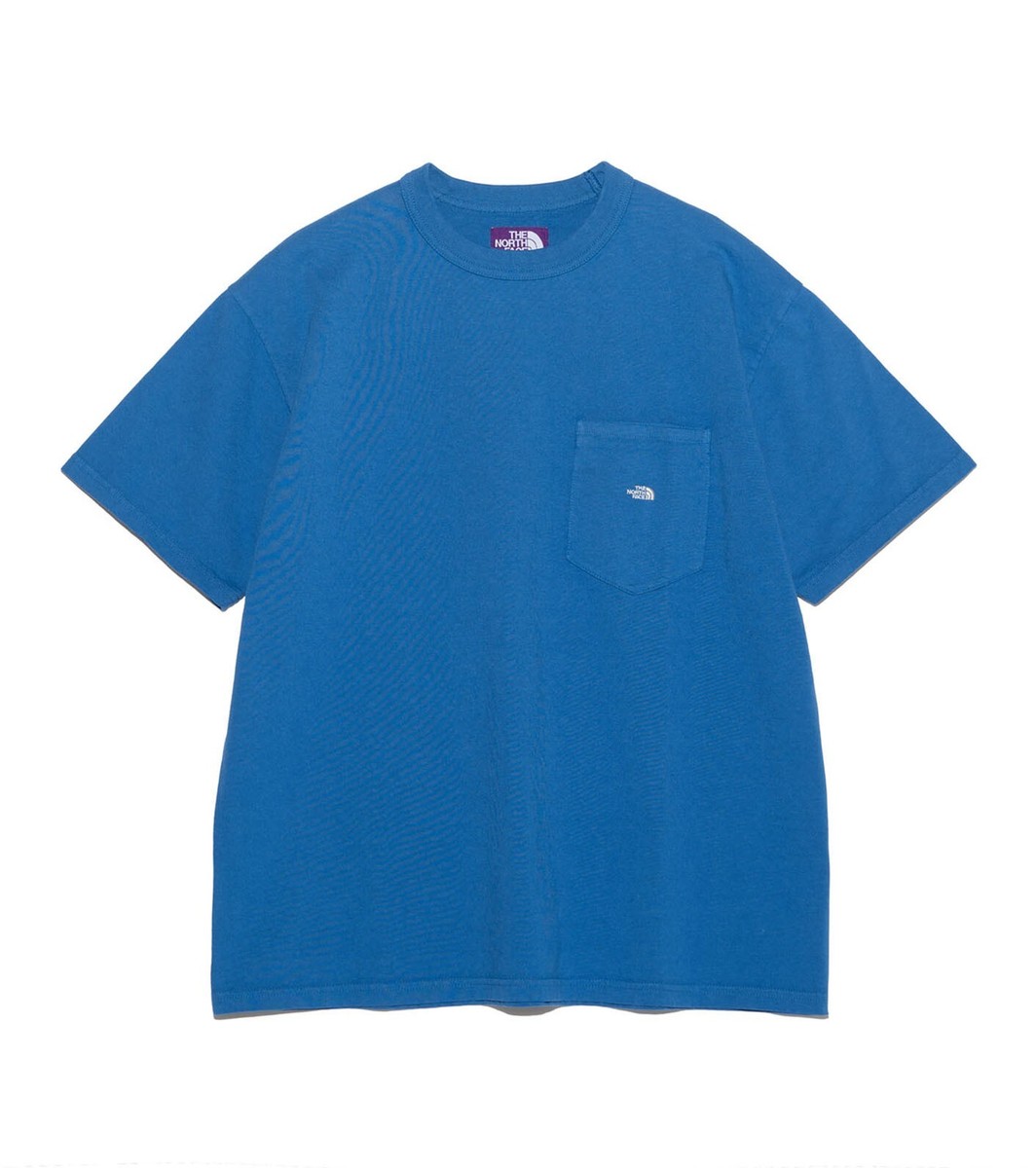 ASK availability First) THE NORTH FACE PURPLE 7oz Pocket Tee