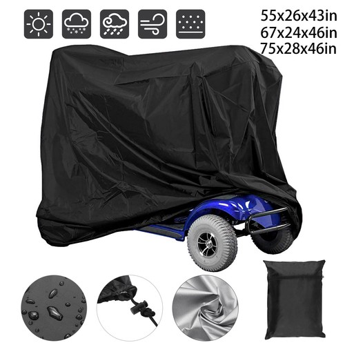 Mobility Scooter Cover 210D Oxford Fabric Windproof Waterproof Motorcycle Cover
