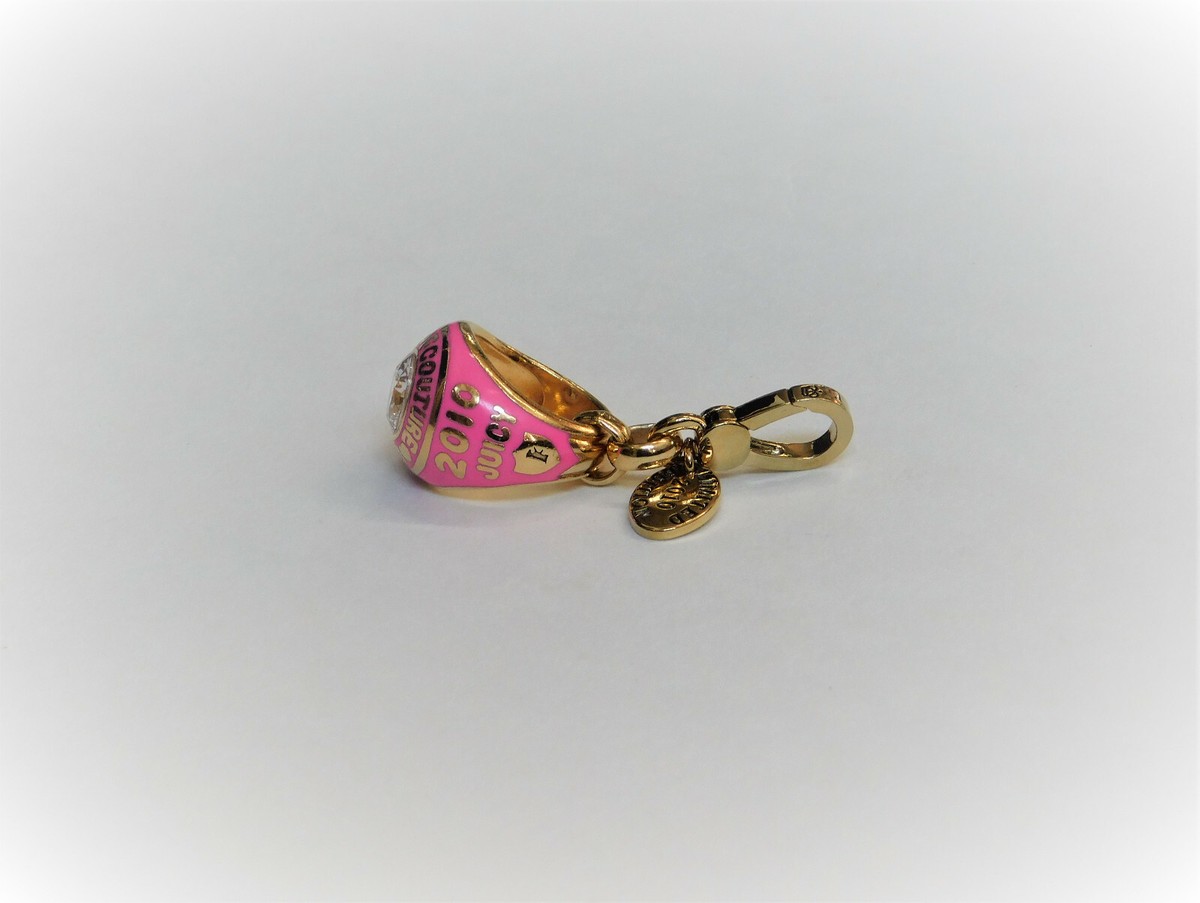Jewel Changes - りこ様 Juicy Couture 2010 Limited Edition Pink Class Ring Charm