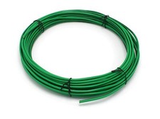 25 Foot - 10 AWG Solid Copper Wire - 10 Gauge Green Ground Wire - 10 AWG THHN...