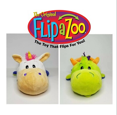 reversible plush dragon