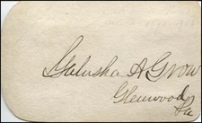 GALUSHA A. GROW - SIGNATURE(S)