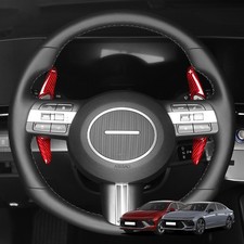 Real Carbon Fiber Steering Wheel Shift Paddle Extension For Hyundai Sonata 24-26