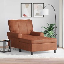 Lounge-Liege mit Kissen Kunstleder Loungesessel M&ouml;bel f&uuml;r drinnen vidaXL