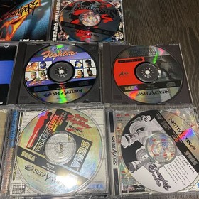 Sega Virtua Fighter Fighting Megamix Vipers Saturn Set Excellent JAPAN