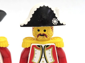 Vintage Lego Pirates Imperial Guard Admiral & Officer Minifigure Lot pi001 pi065