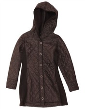 Prana Damen Steppjacke mit Kapuze UK 14 Medium schwarz Polyester BR10