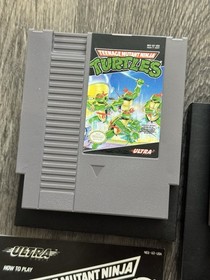 Nintendo NES Teenage Mutant Ninja Turtles 1 2 3 Game Lot TMNT - Tested/Works