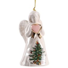 Spode Spode Christmas Tree Ornaments Angel With Heart - Boxed 13630351