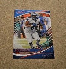 David Montgomery - 2025 Panini - Absolute - RED and GREEN - Detroit Lions
