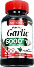 FITO MEDIC'S Lab | Garlic Supplements | Garlic Pills | 6000 mg Equivalent 200...