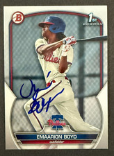 2023 Bowman 1st SIGNED: Emaarion Boyd, PHILLIES #BP-128