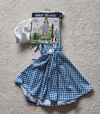 New Wizard of Oz Dorothy Halloween Costume / cosplay dress Girl's Size XS 4/5 