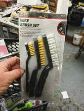 PERFORMANCE TOOL 3 Pc Wire Brush Set WILW1149,    739