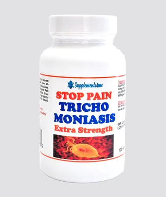SUPPLEMENTS4ME NATURAL HERBS FOR TRICHOMONIASIS PAIN MEN & WOMEN - 120 CAPS -MADE IN USA